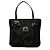 Borsa Tote Prada Black Tessuto Rosette Nero