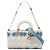 Autre Marque Dior White Medium Denim Cannage Tie Dye Lady D Joy Branco Fora de branco