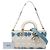 Autre Marque Dior White Medium Denim Cannage Tie Dye Lady D Joy Branco Fora de branco - vista 6