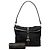 Borsa a tracolla Jackie Gucci in tela nera Nero - vista 7