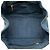 Tote Bag Prada in Denim Blu con Logo Canapa - vista 4