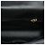 Chanel Black Medium Reversed Chevron Lambskin Flap Noir - vue 4