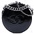 Chanel Black CC Patent Round As Earth Bag Schwarz