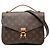Louis Vuitton Brown Monogram Pochette Metis Marron