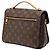 Louis Vuitton Brown Monogram Pochette Metis Marron - vue 2