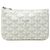 Goyard White Goyardine Senat PM Blanco