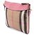 Burberry Beige House Check Canvas Derby Peyton Crossbody - vista 2