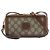 Gucci Beige GG Supreme Interlocking G Crossbody-Tasche