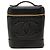 Chanel Black CC Caviar Vanity Case Negro
