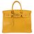 Hermès Hermes Birkin Yellow Courchevel con Gold Hardware 40 Amarillo