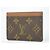 Tarjetero Louis Vuitton Monogram Reverse Canvas Castaño - vista 2