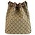 Sac à épaule Gucci GG Supreme Marron Beige - vue 2