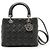 Autre Marque Bolso de piel Dior Lady Dior Negro