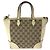 Gucci GG Canvas 2-Wege Schultertasche Braun Beige - Ansicht 2