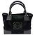 Borsa Tote Loewe Amazona Fusta in camoscio nero - vista 2