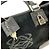Borsa Tote Loewe Amazona Fusta in camoscio nero - vista 9