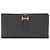Hermès Portafoglio lungo Hermes Bearn Soufflet Nero