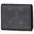 Louis Vuitton Envelope Carte De Visite Bi-fold Wallet M58456 Black - view 2