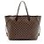 Saco Louis Vuitton Damier Ebene Neverfull GM Tote Marrom