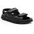 Gabrielle Sandali Chanel Dad CC in vitello con Velcro - Taglia 9 / 39 - VENDITA FINALE Nero
