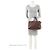 Louis Vuitton Damier Ebene Speedy 30 Satchel Castaño - vista 5