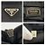Pochette Prada Tessuto avec logo triangle Noir - vue 3