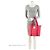 Louis Vuitton Vintage Canvas Antigua Cabas MM Tote Rosa - vista 5
