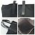 Tote Sacola Prada Tessuto com logo triangular Preto - vista 6