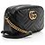 Borsa piccola GG Marmont in pelle matelassé Gucci Nero - vista 2