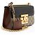 Gucci GG Supreme Padlock Small Schultertasche Braun Beige - Ansicht 2