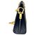 Bolsa de Ombro Gucci Ophidia em Couro com Faixa Web Preto - vista 3