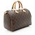 Bolso Louis Vuitton Monogram Canvas Speedy 30 Castaño - vista 2
