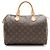Bolso Louis Vuitton Monogram Canvas Speedy 30 Castaño - vista 3