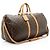 Louis Vuitton Vintage Monogram Canvas Keepall Bandouliere 55 Duffle Marrone - vista 2