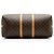 Louis Vuitton Vintage Monogram Canvas Keepall Bandouliere 55 Duffle Marrone - vista 4