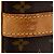 Louis Vuitton Vintage Monogram Canvas Keepall Bandouliere 55 Duffle Marrone - vista 8