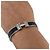 Hermès Hermes Clic H Armband Narrow Schwarz Silber-Finish - Ansicht 3