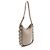 Chloé Chloe Darryl Medium Hobo em couro de bezerro granulado Cinza - vista 2