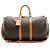 Louis Vuitton Monogram Canvas Keepall Bandouliere 45 Duffle Marrone