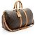 Louis Vuitton Monogram Canvas Keepall Bandouliere 45 Duffle Marrone - vista 2
