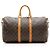 Louis Vuitton Monogram Canvas Keepall Bandouliere 45 Duffle Marrone - vista 3
