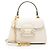 Gucci Leather Horsebit 1955 Mini Chain Top Handle Bianco