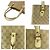 Tote Gucci in tela GG con borchie Marrone Beige - vista 5
