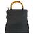 Borsa a mano Gucci Bamboo in nylon nero - vista 2