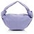 Bottega Veneta Mini Borsa Double Knot in pelle di vitello Porpora - vista 3