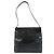 Prada Embossed Triangle Logo Shoulder Bag Black - view 2