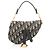 Autre Marque Mini Borsa Saddle Dior Oblique Blu