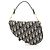 Autre Marque Mini Borsa Saddle Dior Oblique Blu - vista 3