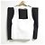Autre Marque Blouse MOUJIC Power Shoulder Noir - vue 2
