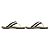 Sandali con listino tra le dita CHANEL ENTRE DOIGTS COCO Wood Nero Beige - vista 4